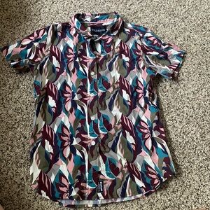 Wildfang Jungle Short Sleeve Button Up